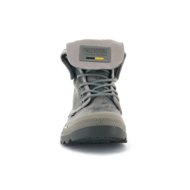 Palladium Pampa Baggy WAX Laarzen Heren Grijs | NL 37FKEVU